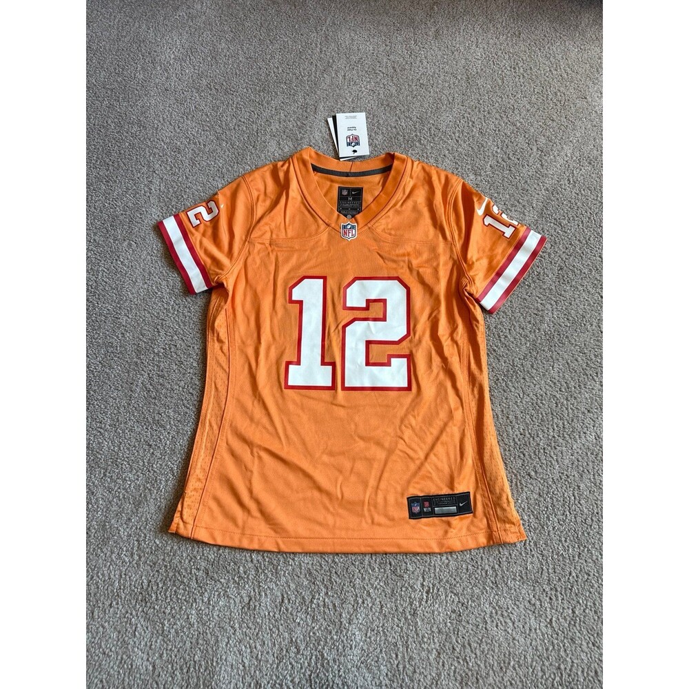 Tom Brady Tampa Bay Buccaneers Creamsicle Nike NWT Women’s NFL Jersey Size M